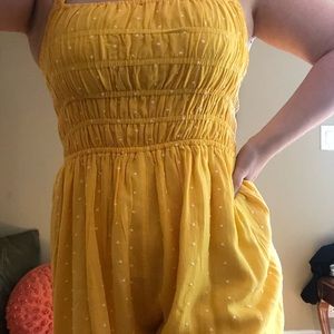 Yellow romper from urban outfitters